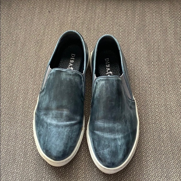 Diba Shoes - DibaTrue Denim Blue Leather Loafers